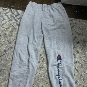 Gray champion sweat pants